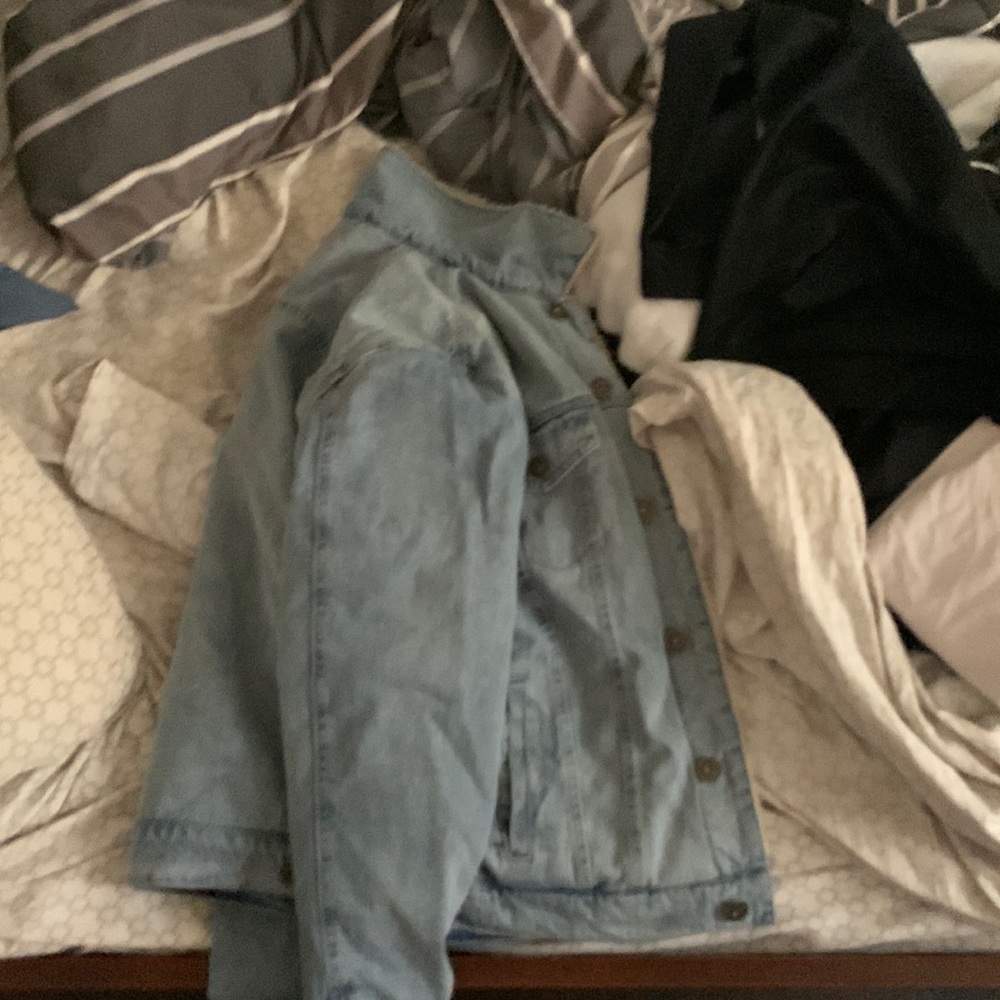 Guess denim bomber jacket